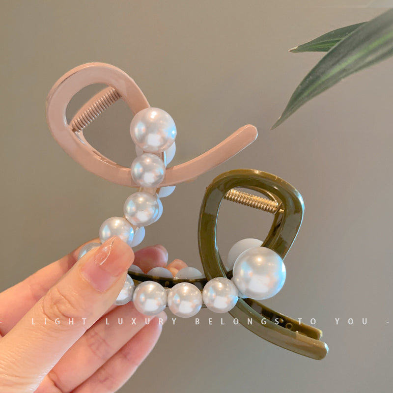 Pearl hairpin female niche simple