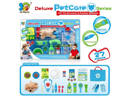 Children's Pretend Play Pet Doctor Toy Set Tools for Pretend Doctor Role-playing Games