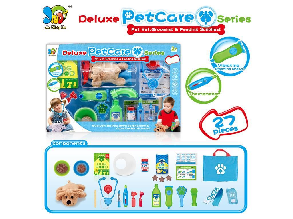 Children's Pretend Play Pet Doctor Toy Set Tools for Pretend Doctor Role-playing Games