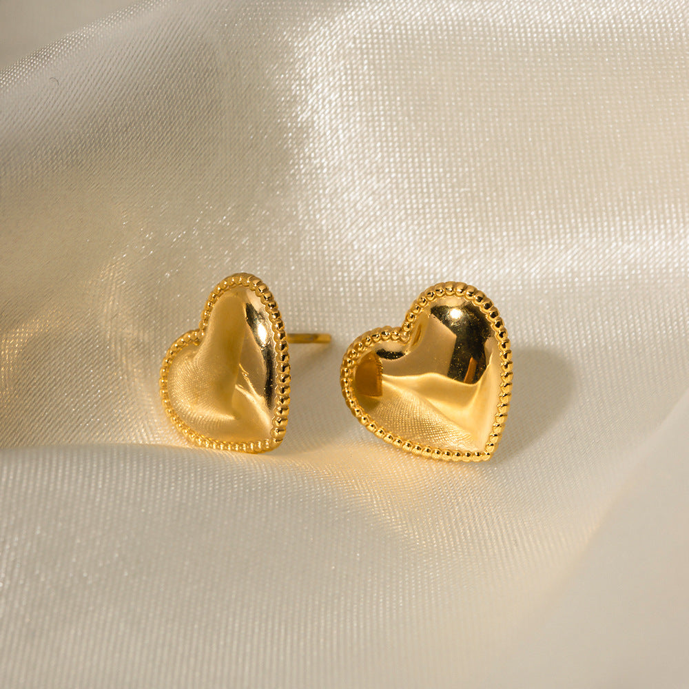 Heart-shaped earrings