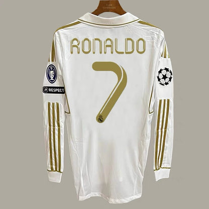 11-12 Real Madrid Retro 14 Guti Kak¨¢ Ra¨²l Redondo 7 Ronaldo Home Away GK