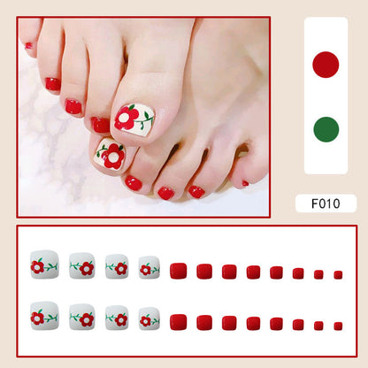 Detachable Fake Toe Nail Patches