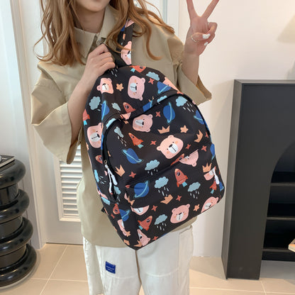 Student large capacity cute backpack