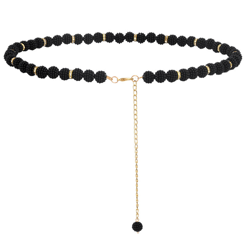 Waist chain women's fine pearl decoration