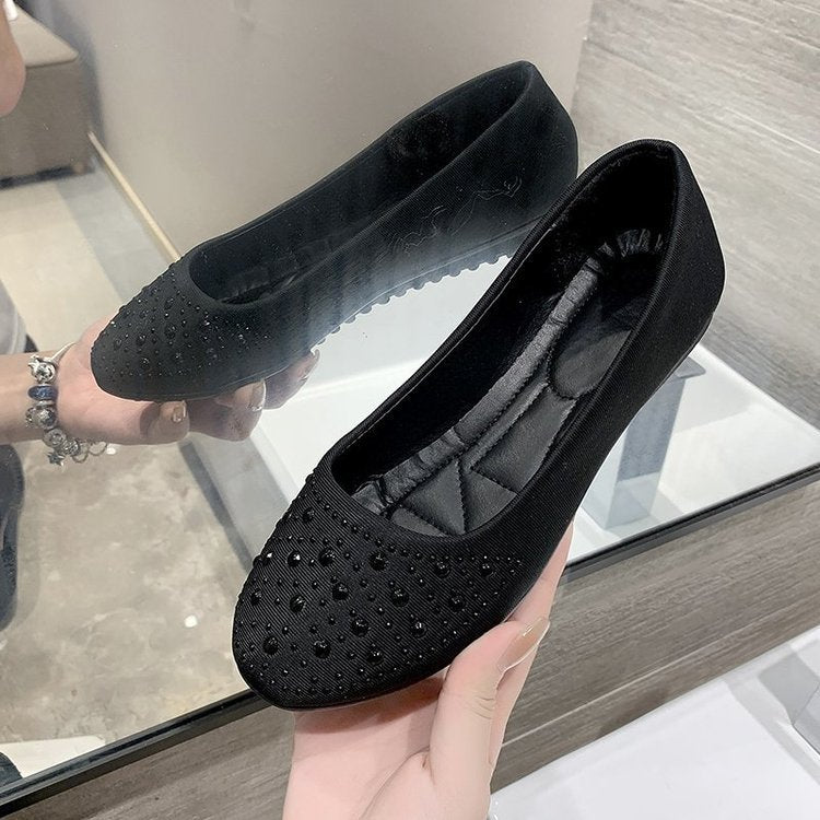 Popular large size single shoes