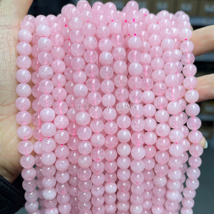 Colored natural powder crystal loose beads work in progress