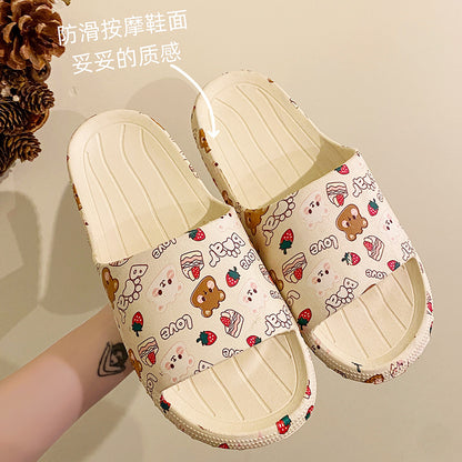 Fashion printed slippers