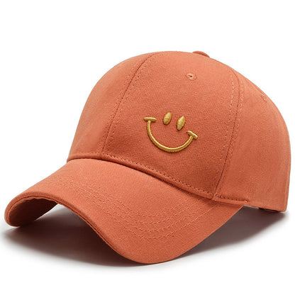 Gorra de béisbol sonriente de moda 