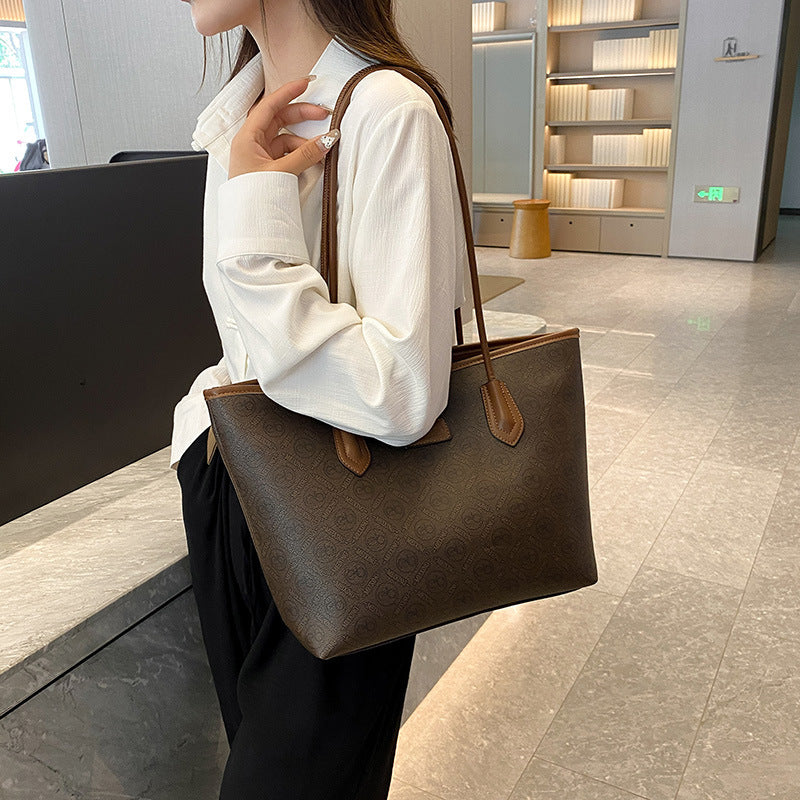 High-end sense large-capacity bag woman