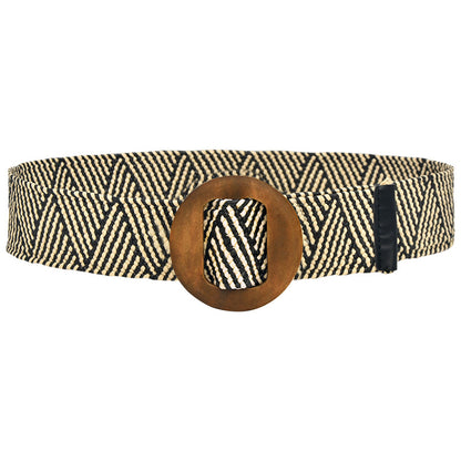 Women's canvas elastic belt