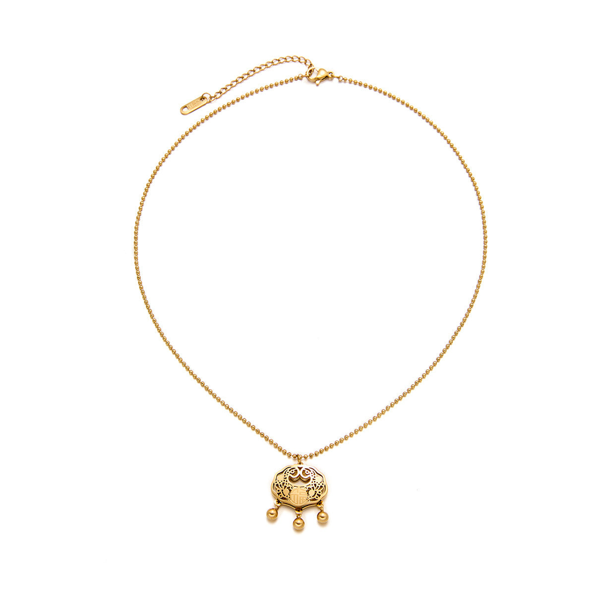 Ruyi safety lock necklace