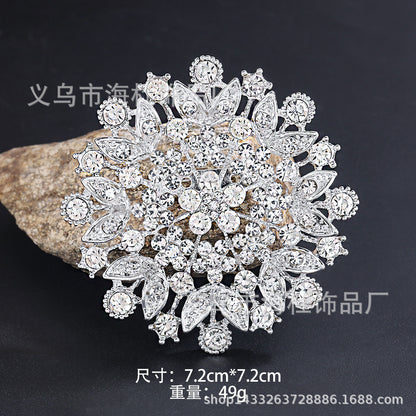 Alloy Rhinestone Brooch Pin fashion