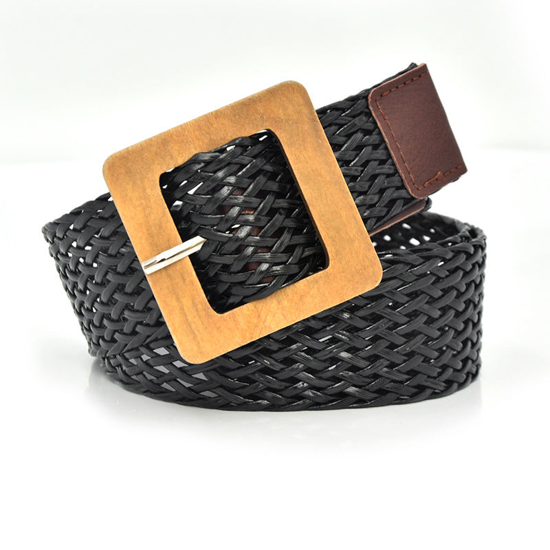 Belt 4 cm wide generous buckle