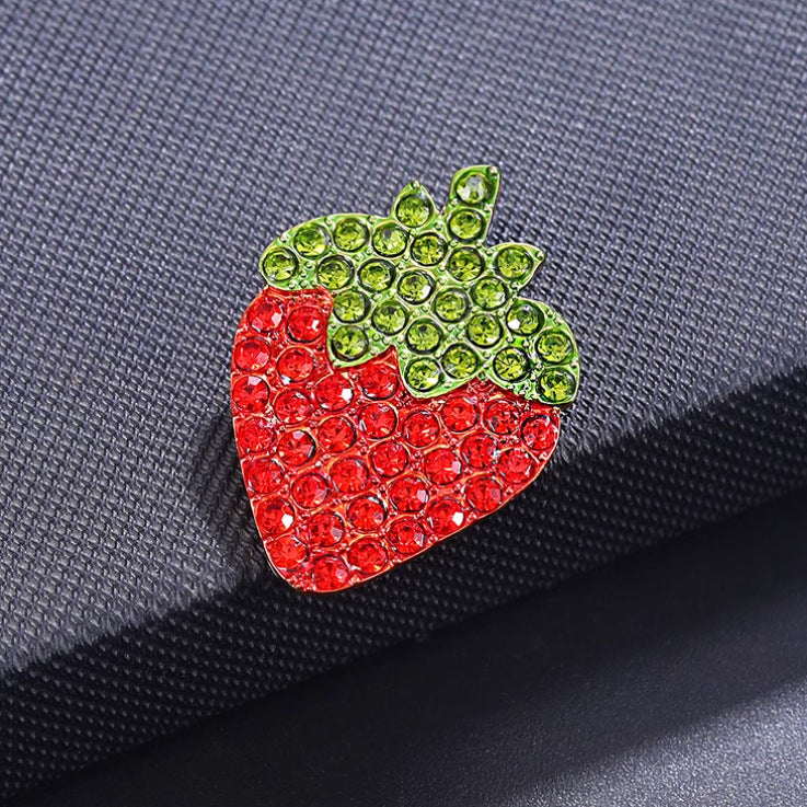 Strawberry Brooch