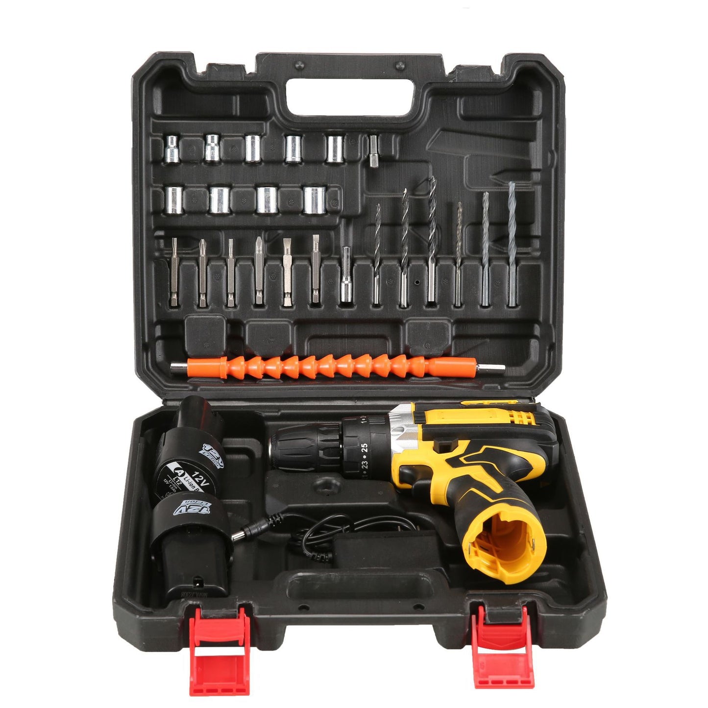 Cordless Drill Tool Set Lithium Drill Screwdriver Kit