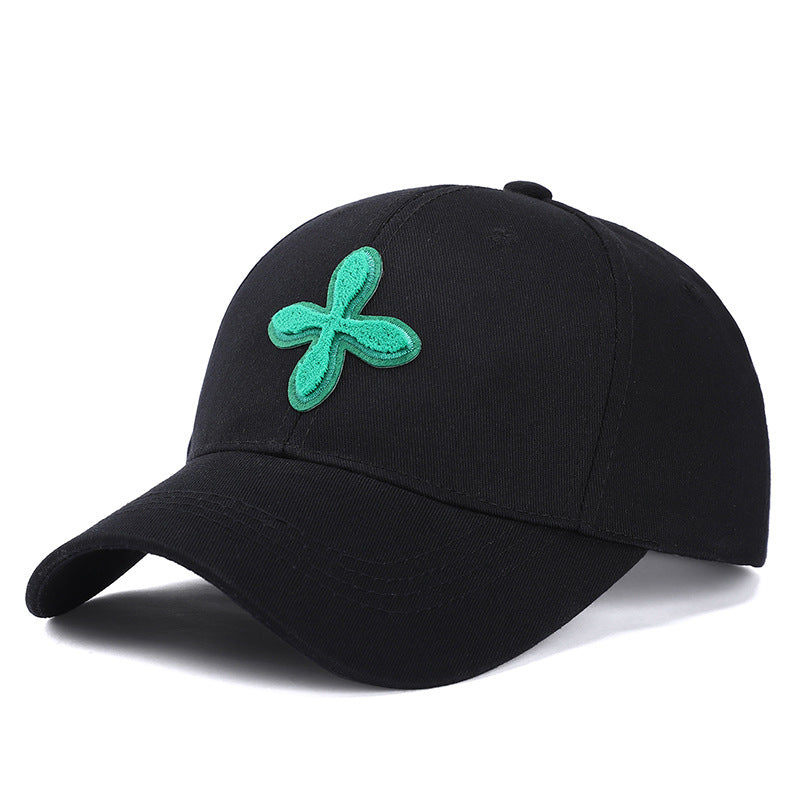 All-Season Embroidered Textured Sun Protection Baseball Cap