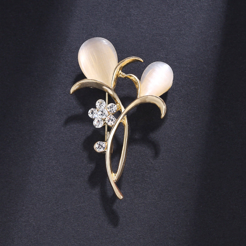 High-end brooch brooch imitation pearl