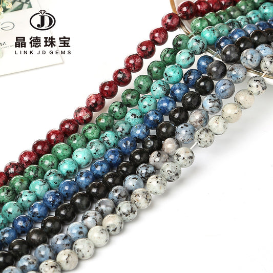 Sesame stone loose beads DIY jewelry accessories