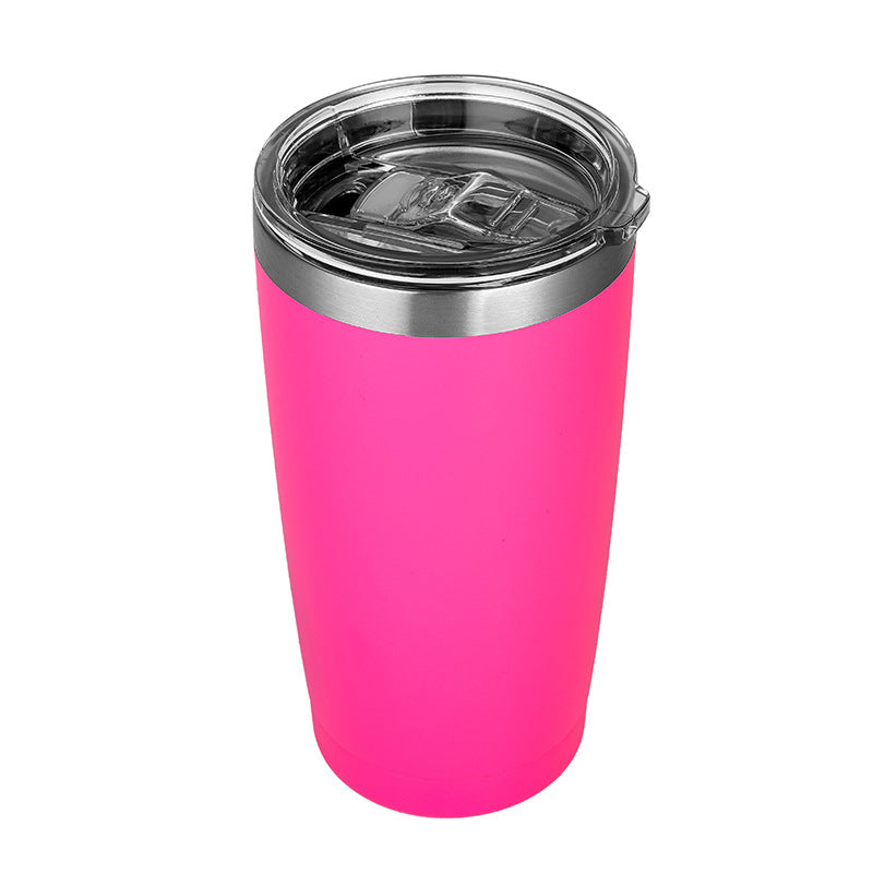 20Oz spray thermos cup straw cup