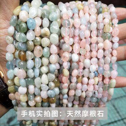 Crystal gravel conformal loose beads