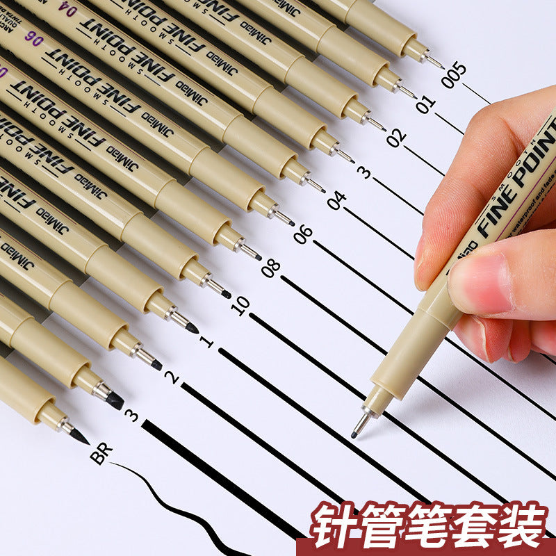 12-Line drawing pen waterproof