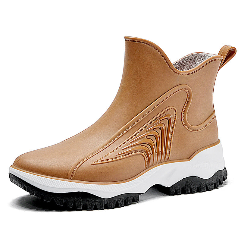 Rain shoes soft overshoes thickened