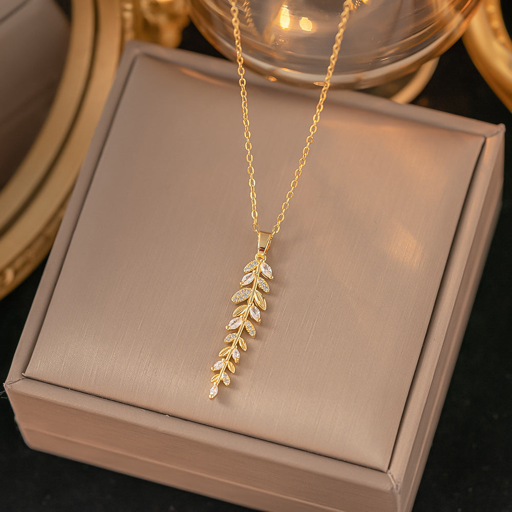 Daoxiang wheat ear necklace