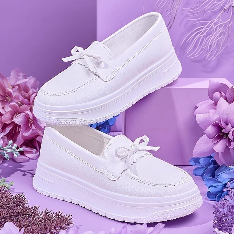 Little white shoes nurse shoes