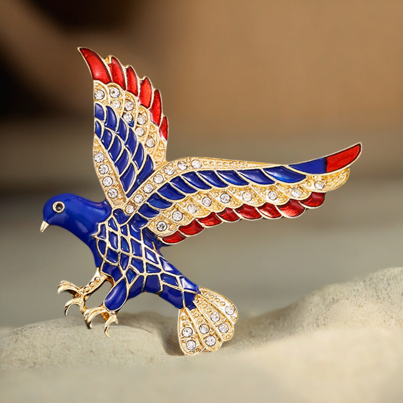 Magpie Brooch Alloy