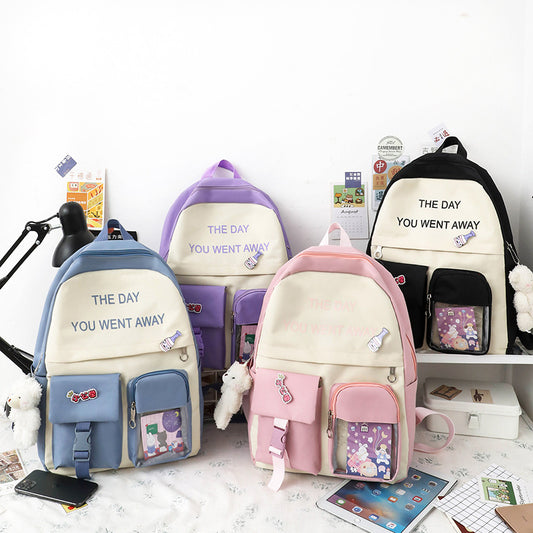 5-piece school bag backpack with good value