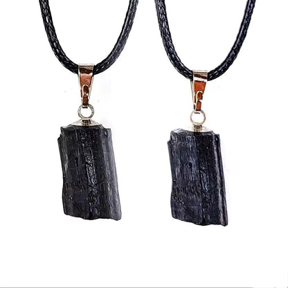 Black Tourmaline Tourmaline Indeterminate Pendant