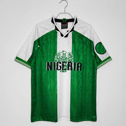 1996 Nigeria Home/Away 10 Okocha Kanu Retro Jersey