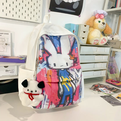 Graffiti comic school bag, backpack