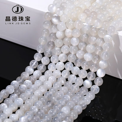 White moonlight loose beads DIY beads