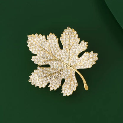 Maple Leaf Brooch High-end