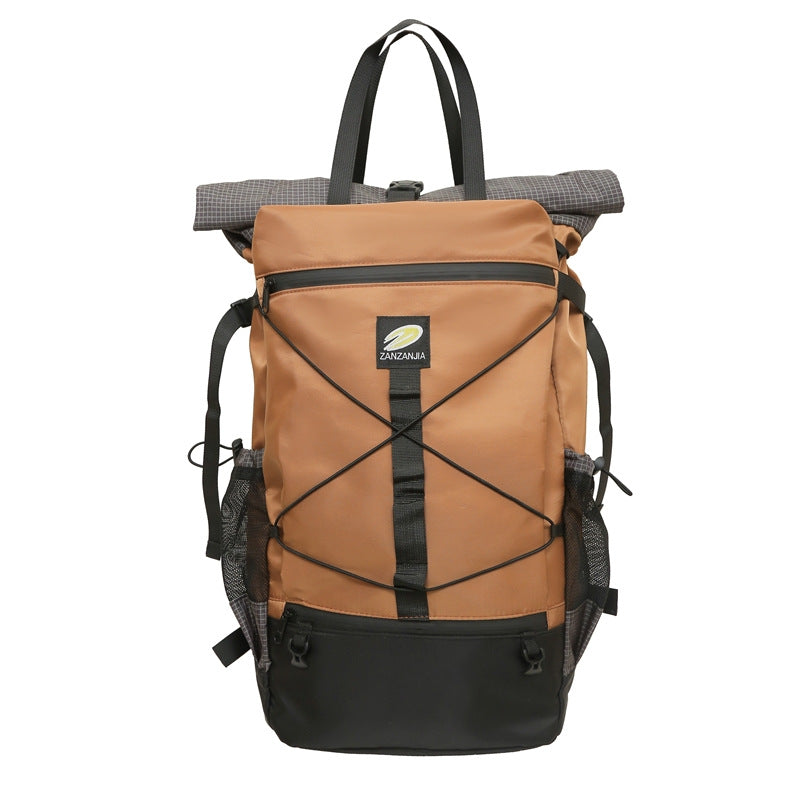 Nylon camping bag backpack