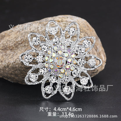 Alloy Rhinestone Brooch Pin fashion