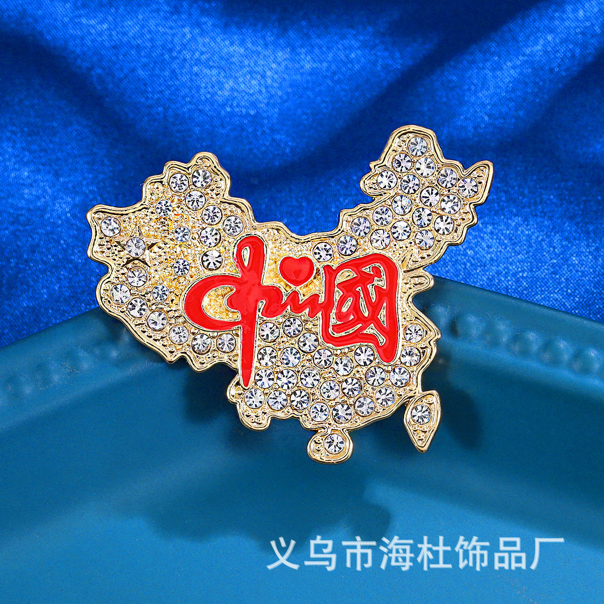 Chinese style love brooch