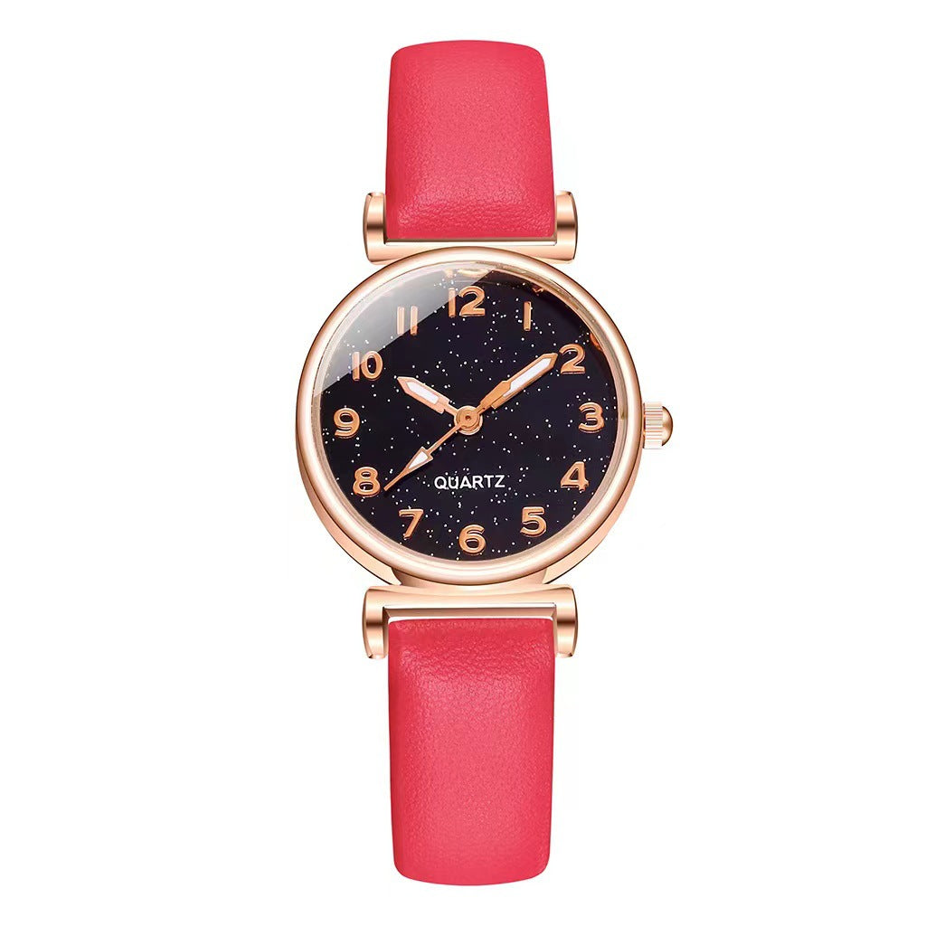 INS Round Dial Digital Women's Watch