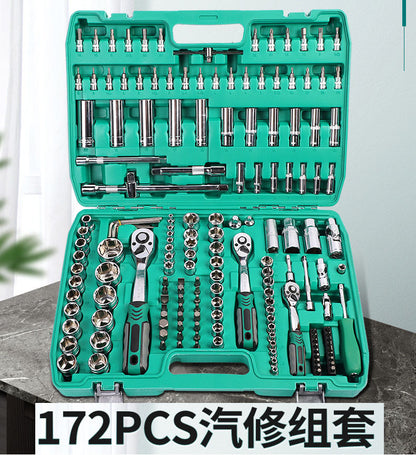 82 pieces machine repair combination tool set