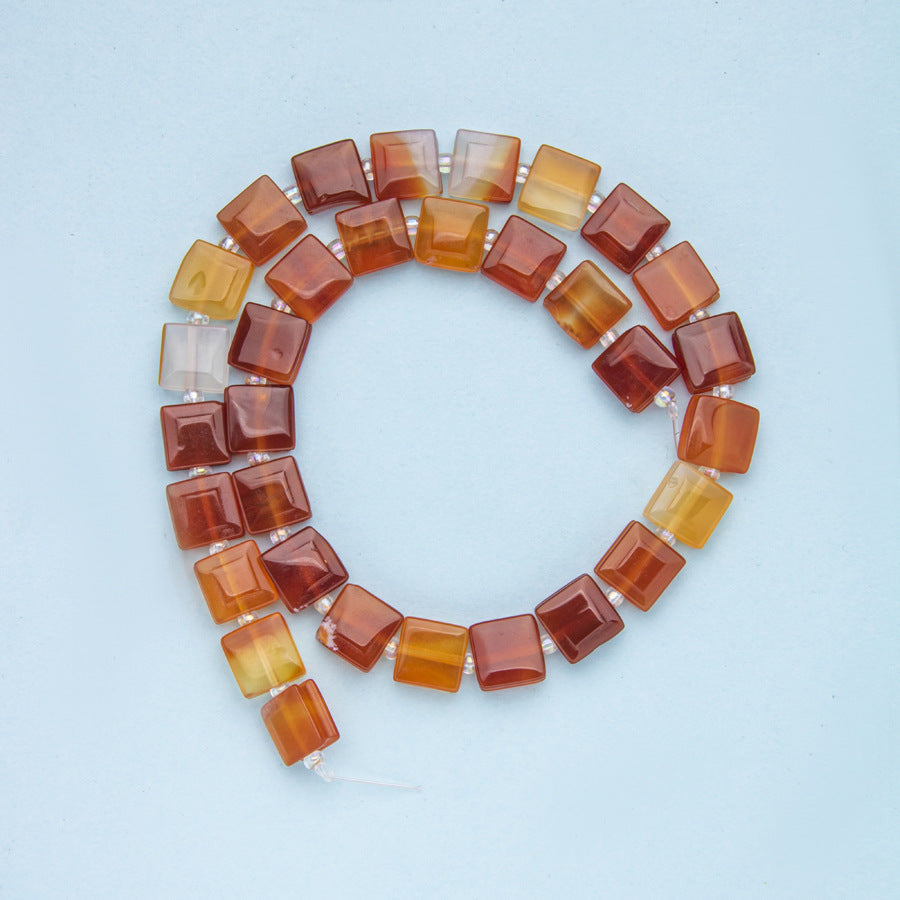 Crystal square shaped beads loose beads