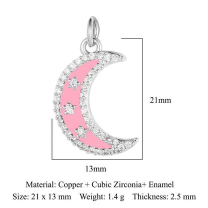 Star of David Copper Zirconia Pendant