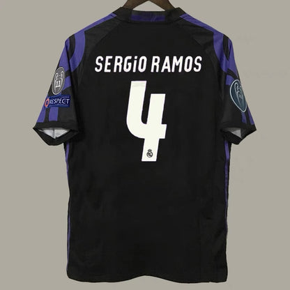 16-17 Real Madrid 2nd 7 Ronaldo Ramos Bale Modri? Retro Jersey