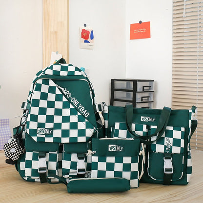 Handbag backpack bag 4 piece set school bag