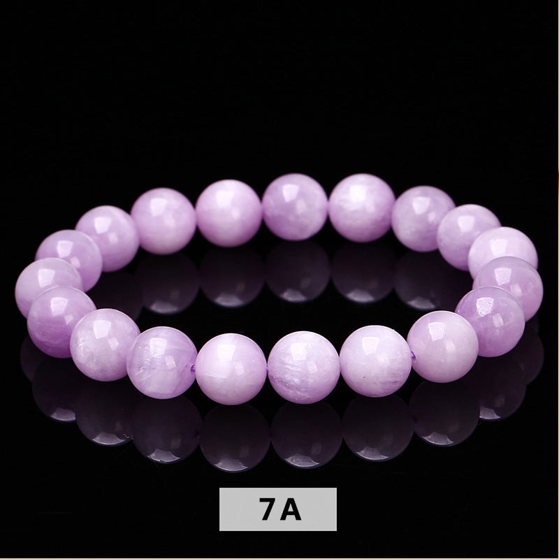 Grade A Natural Purple Lithium Bracelet Lavender Purple