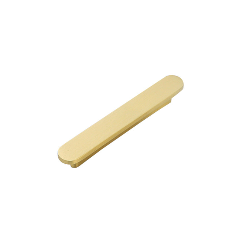 Solid cabinet drawer door handle