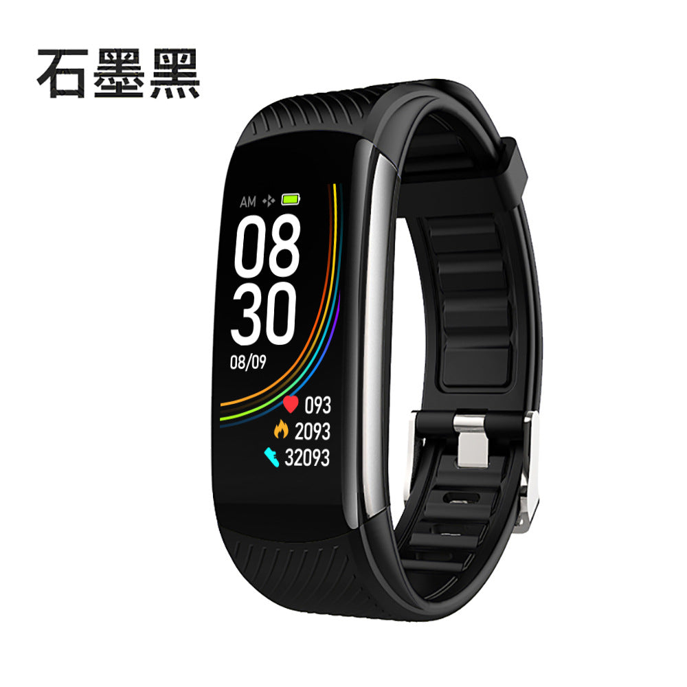 Huaqiangbei C6T Smart Band Blood Pressure Temperature Monitor