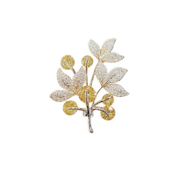 Brooch Girl Lucky Tree