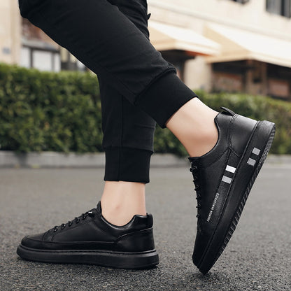 Trendy Casual Leather Sneakers