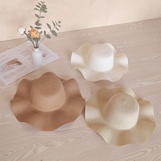 Hot Wave UV Wide Brim Fashion Summer Korean Women Foldable Sun Hat